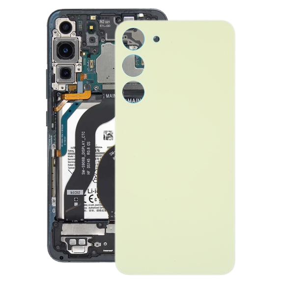 For Samsung Galaxy S23+ SM-S916B OEM Glass Battery Back Cover(Yellow)