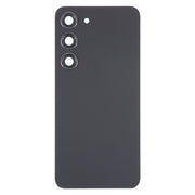 For Samsung Galaxy S23 SM-S911B OEM Glass Battery Back Cover with Camera Lens Cover(Black)
