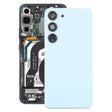 For Samsung Galaxy S23 SM-S911B OEM Glass Battery Back Cover with Camera Lens Cover(Blue) - free shipping - PMc TechLife - Order now!