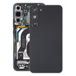 For Samsung Galaxy S23+ SM-S916B OEM Glass Battery Back Cover with Camera Lens Cover(Black) - free shipping - PMc TechLife - Order now!
