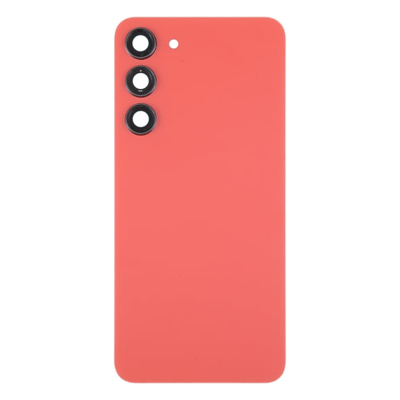 For Samsung Galaxy S23+ SM-S916B OEM Glass Battery Back Cover with Camera Lens Cover(Red)