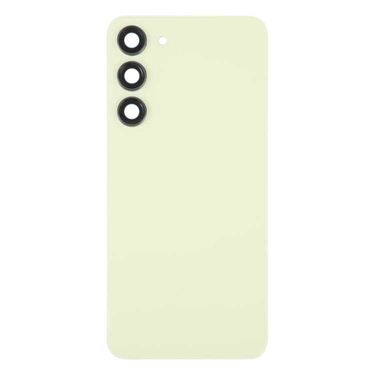 For Samsung Galaxy S23+ SM-S916B OEM Glass Battery Back Cover with Camera Lens Cover(Yellow) - free shipping - PMc TechLife - Order now!