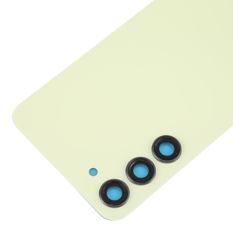 For Samsung Galaxy S23+ SM-S916B OEM Glass Battery Back Cover with Camera Lens Cover(Yellow) - free shipping - PMc TechLife - Order now!