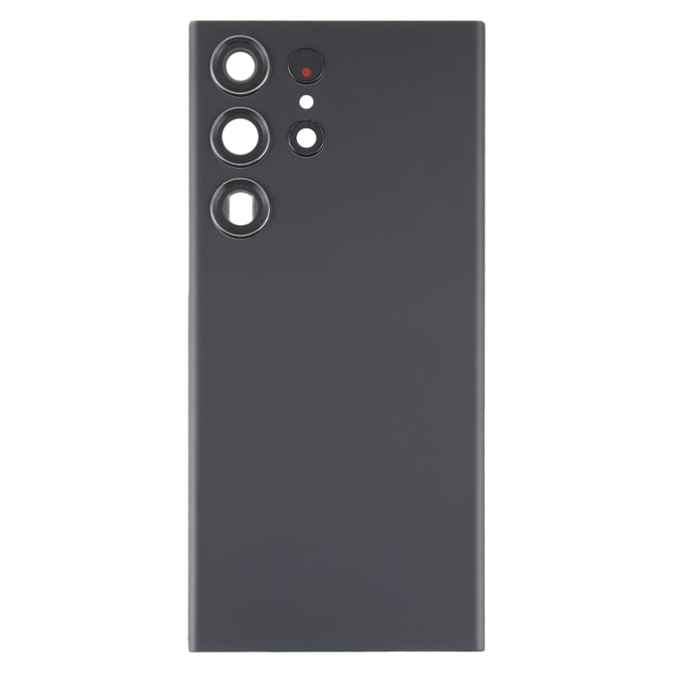 For Samsung Galaxy S23 Ultra SM-S918 Glass Battery Back Cover with Camera Lens Cover(Black) - free shipping - PMc TechLife - Order now!