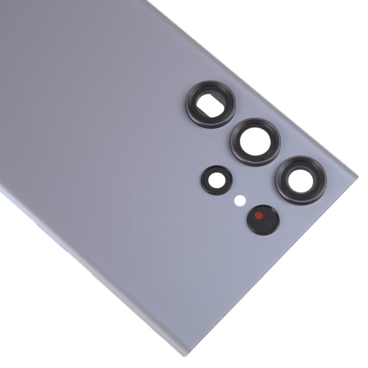 For Samsung Galaxy S23 Ultra SM-S918 Glass Battery Back Cover with Camera Lens Cover(Grey) - free shipping - PMc TechLife - Order now!