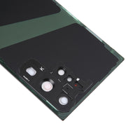 For Samsung Galaxy S23 Ultra SM-S918 Glass Battery Back Cover with Camera Lens Cover(Grey)