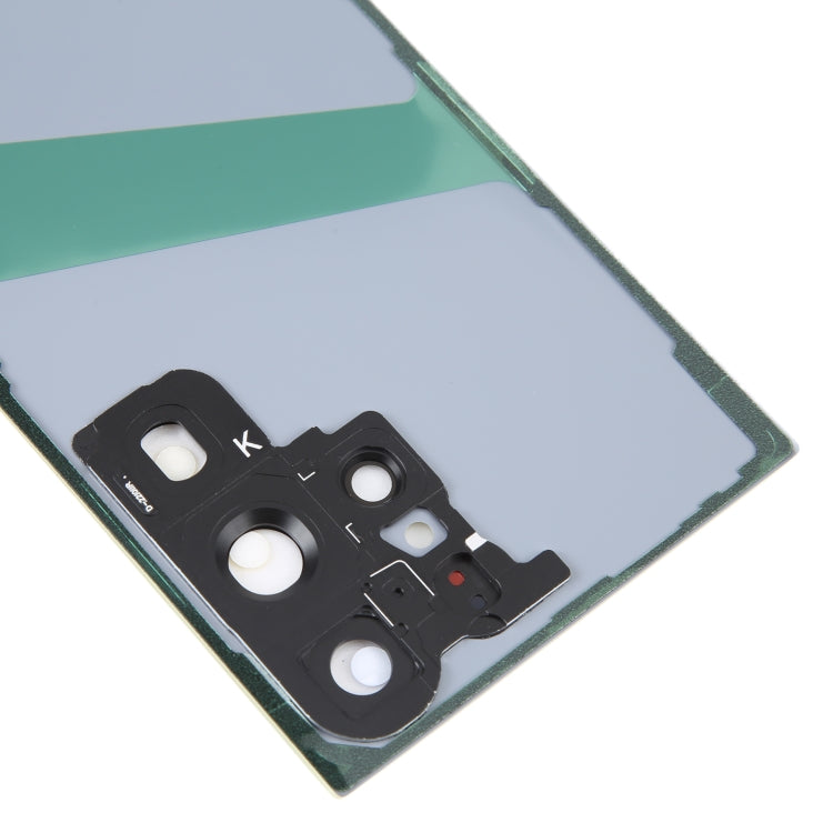 For Samsung Galaxy S23 Ultra SM-S918 Glass Battery Back Cover with Camera Lens Cover(Yellow) - free shipping - PMc TechLife - Order now!