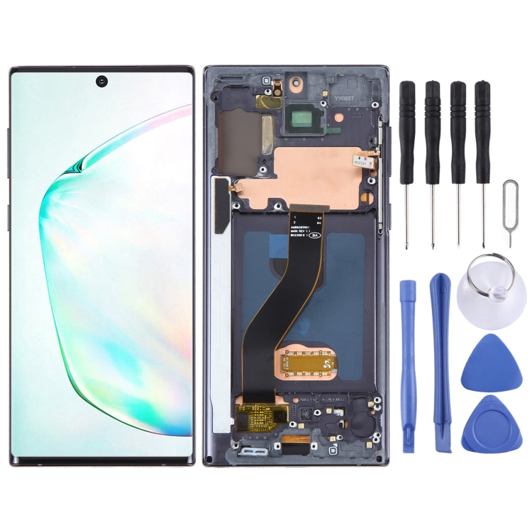 6.67 inch OLED LCD Screen For Samsung Galaxy Note10 SM-N970F Digitizer Full Assembly With Frame (Black) - free shipping - PMc TechLife - Order now!