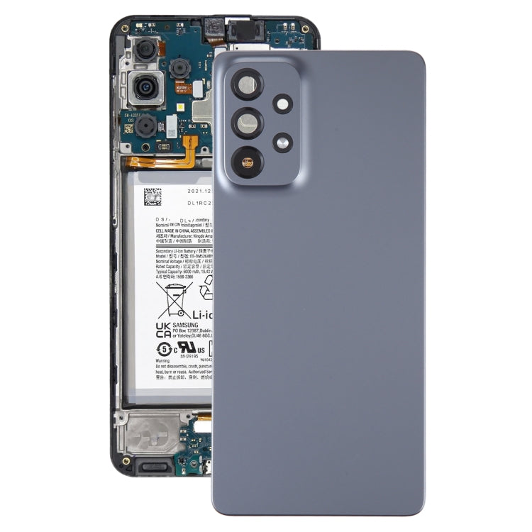 For Samsung Galaxy A73 5G SM-A736B Original Battery Back Cover with Camera Lens Cover(Black) - free shipping - PMc TechLife - Order now!
