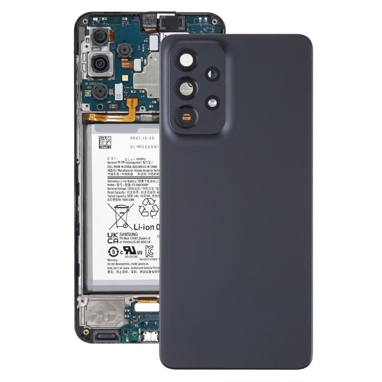 For Samsung Galaxy A53 5G SM-A536B Original Battery Back Cover with Camera Lens Cover(Black) - free shipping - PMc TechLife - Order now!