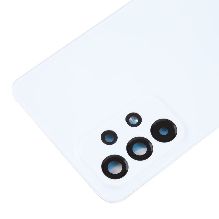 For Samsung Galaxy A53 5G SM-A536B Original Battery Back Cover with Camera Lens Cover(White)