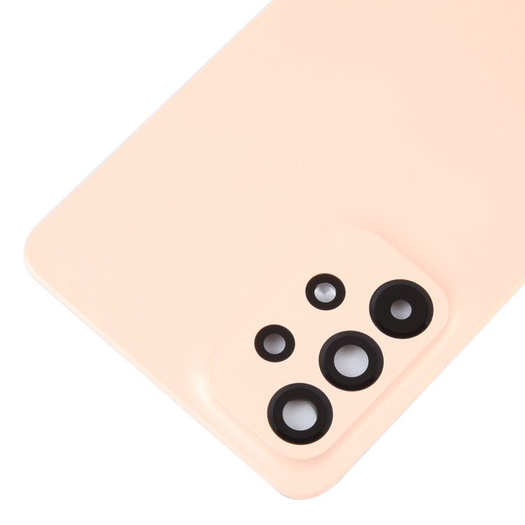 For Samsung Galaxy A33 5G SM-A336B Original Battery Back Cover with Camera Lens Cover(Pink)