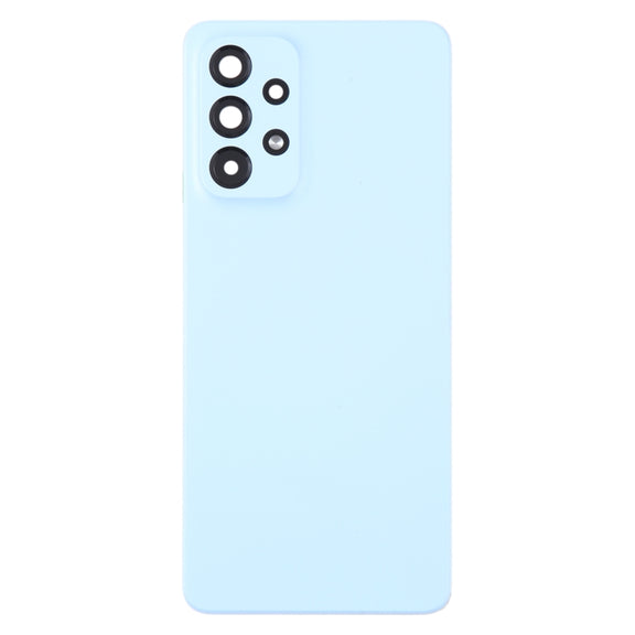 For Samsung Galaxy A33 5G SM-A336B Original Battery Back Cover with Camera Lens Cover(Blue)
