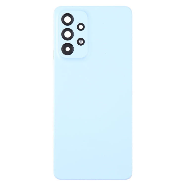 For Samsung Galaxy A33 5G SM-A336B Original Battery Back Cover with Camera Lens Cover(Blue)