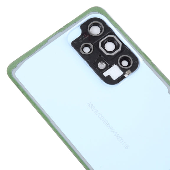 For Samsung Galaxy A33 5G SM-A336B Original Battery Back Cover with Camera Lens Cover(Blue)