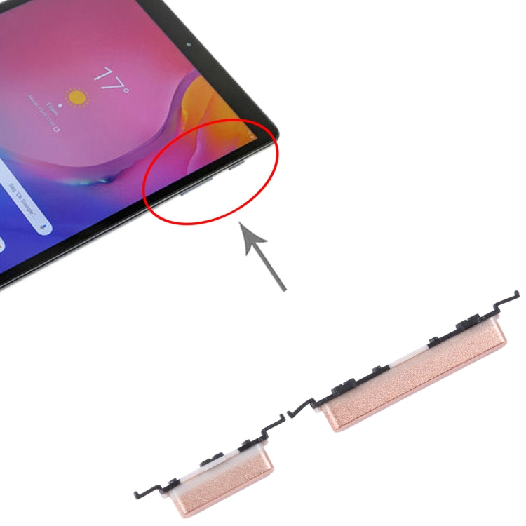 For Samsung Galaxy Tab A 10.1 2019 SM-T510 Original Power Button + Volume Button Control Button (Gold) - free shipping - PMc TechLife - Order now!
