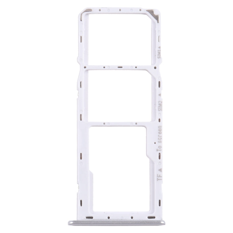 For Samsung Galaxy A22 5G SM-A226B Original SIM Card Tray + SIM Card Tray + Micro SD Card Tray (Silver) - free shipping - PMc TechLife - Order now!