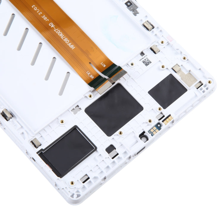 For Samsung Galaxy Tab A7 Lite SM-T220 WiFi Edition Original LCD Screen Digitizer Full Assembly with Frame (White) - free shipping - PMc TechLife - Order now!