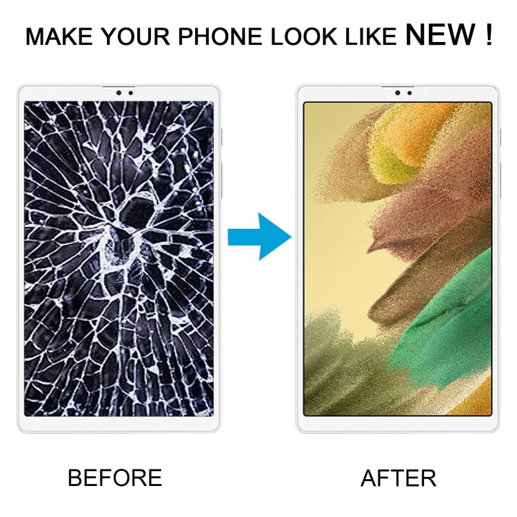 For Samsung Galaxy Tab A7 Lite SM-T225 LTE Edition Original LCD Screen Digitizer Full Assembly with Frame (White) - free shipping - PMc TechLife - Order now!