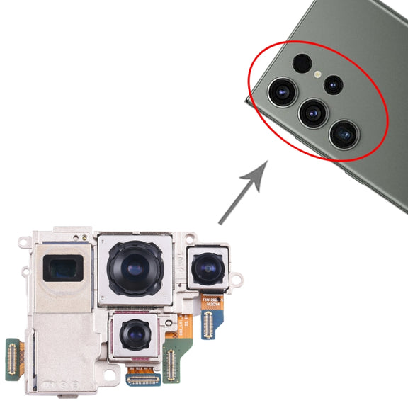 For Samsung Galaxy S23 Ultra SM-S918/SM-S918B Original Camera Set (Telephoto + Periscope + Wide + Main Camera)