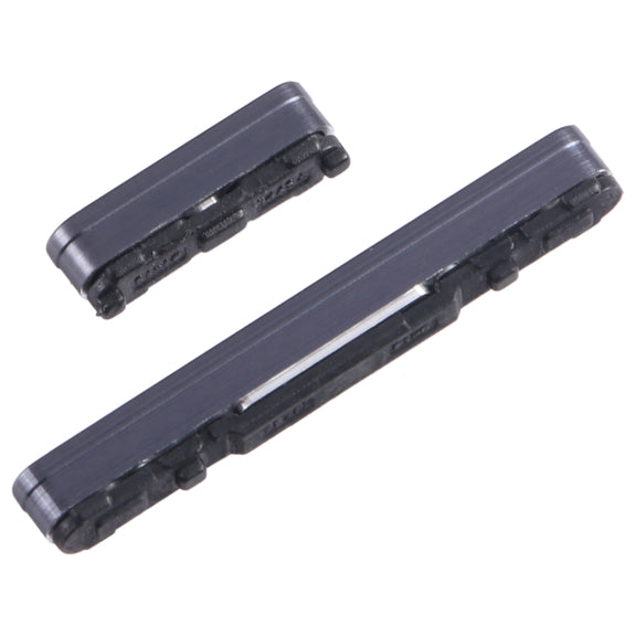 For Samsung Galaxy Tab S7 FE SM-T730/T733/T736B/T735 1set Original Power Button + Volume Control Button (Black)