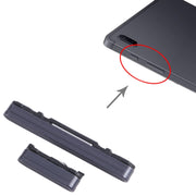 For Samsung Galaxy Tab S7 FE SM-T730/T733/T736B/T735 1set Original Power Button + Volume Control Button (Black)