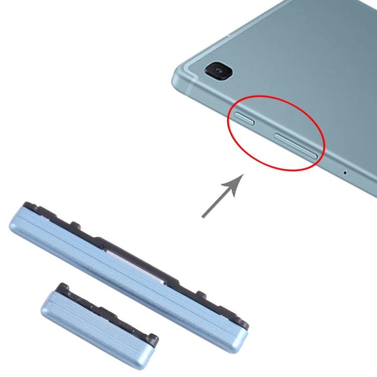 For Samsung Galaxy Tab S6 Lite SM-P610/P615 1set Original Power Button + Volume Control Button (Blue) - free shipping - PMC Jewellery - Order now!