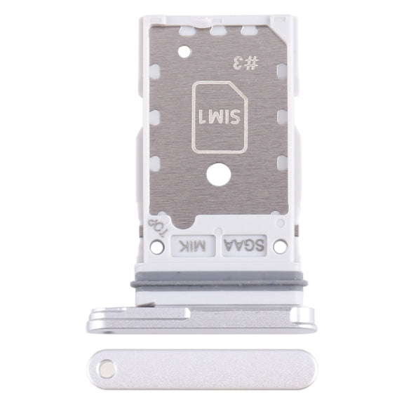For Samsung Galaxy S23 FE SM-S711B Original SIM + SIM Card Tray (Silver)
