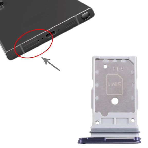 For Samsung Galaxy S24 / S24+ 5G Original  SIM + SIM Card Tray (Blue)