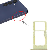 For Samsung Galaxy A25 5G SM-A256B Original SIM Card Tray + SIM Card Tray / Micro SD Card Tray (Green)