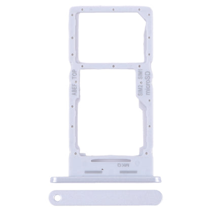For Samsung Galaxy A25 5G SM-A256B Original SIM Card Tray + SIM Card Tray / Micro SD Card Tray (Silver) - free shipping - PMC Jewellery - Order now!