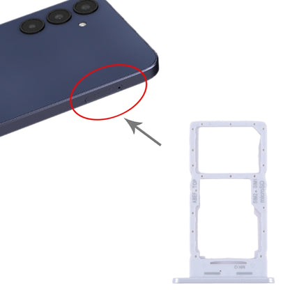 For Samsung Galaxy A25 5G SM-A256B Original SIM Card Tray + SIM Card Tray / Micro SD Card Tray (Silver) - free shipping - PMC Jewellery - Order now!