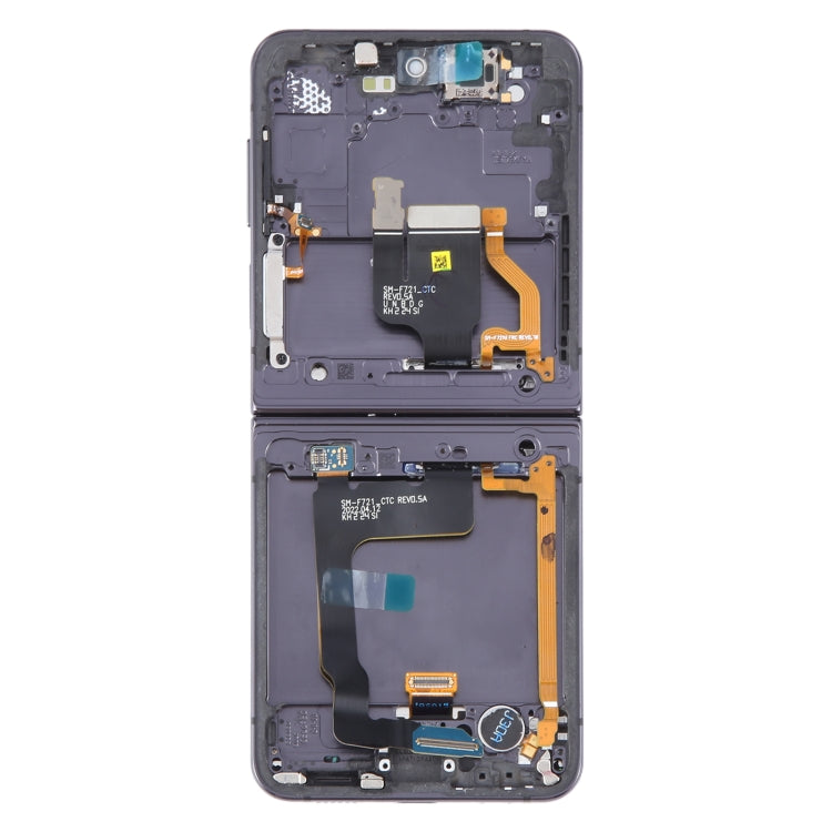 For Samsung Galaxy Z Flip4 SM-F721 Original LCD Screen Digitizer Full Assembly with Frame (Black)