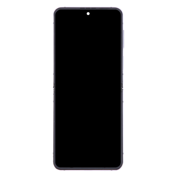 For Samsung Galaxy Z Flip4 SM-F721 Original LCD Screen Digitizer Full Assembly with Frame (Purple)
