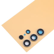 For Samsung Galaxy S24 Ultra SM-S928B OEM Battery Back Cover with Camera Lens Cover(Yellow)