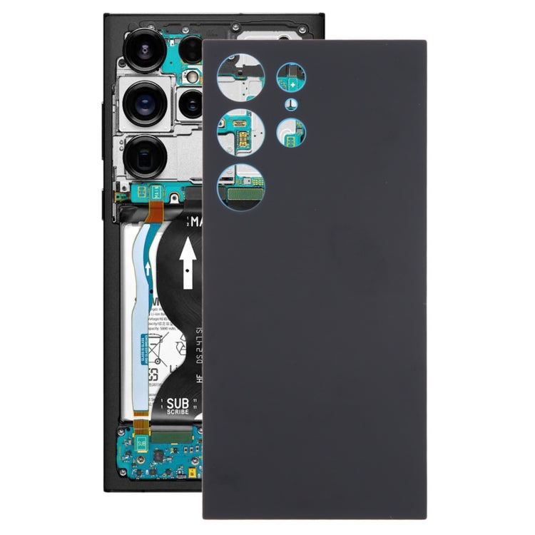 For Samsung Galaxy S24 Ultra SM-S928B OEM Battery Back Cover(Black) - free shipping - PMc TechLife - Order now!