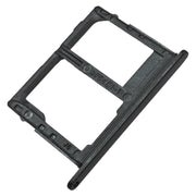 For Samsung Galaxy J6 2018 SM-J600 SIM Card Tray + SIM + Micro SD Card Tray (Black)