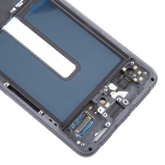 For Samsung Galaxy S21 FE 5G SM-G990B Original LCD Screen Digitizer Full Assembly with Frame (Black)