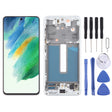 For Samsung Galaxy S21 FE 5G SM-G990B Original LCD Screen Digitizer Full Assembly with Frame (White) - free shipping - PMc TechLife - Order now!