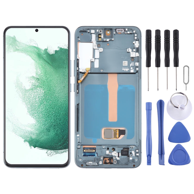 For Samsung Galaxy S22+ 5G SM-S906B Original LCD Screen Digitizer Full Assembly with Frame (Green) - free shipping - PMc TechLife - Order now!