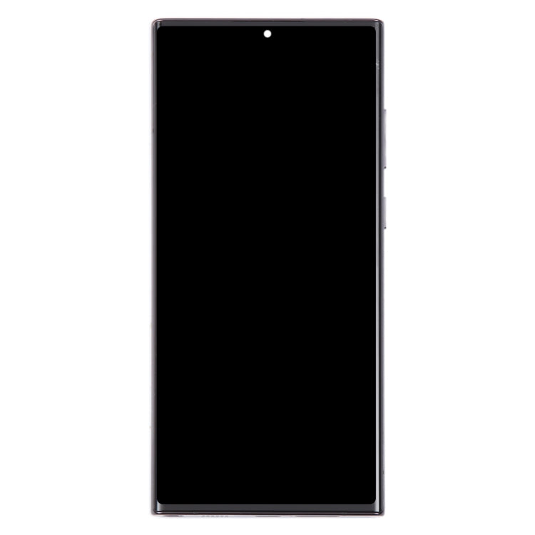 For Samsung Galaxy S22 Ultra 5G SM-S908B Original LCD Screen Digitizer Full Assembly with Frame (Black)