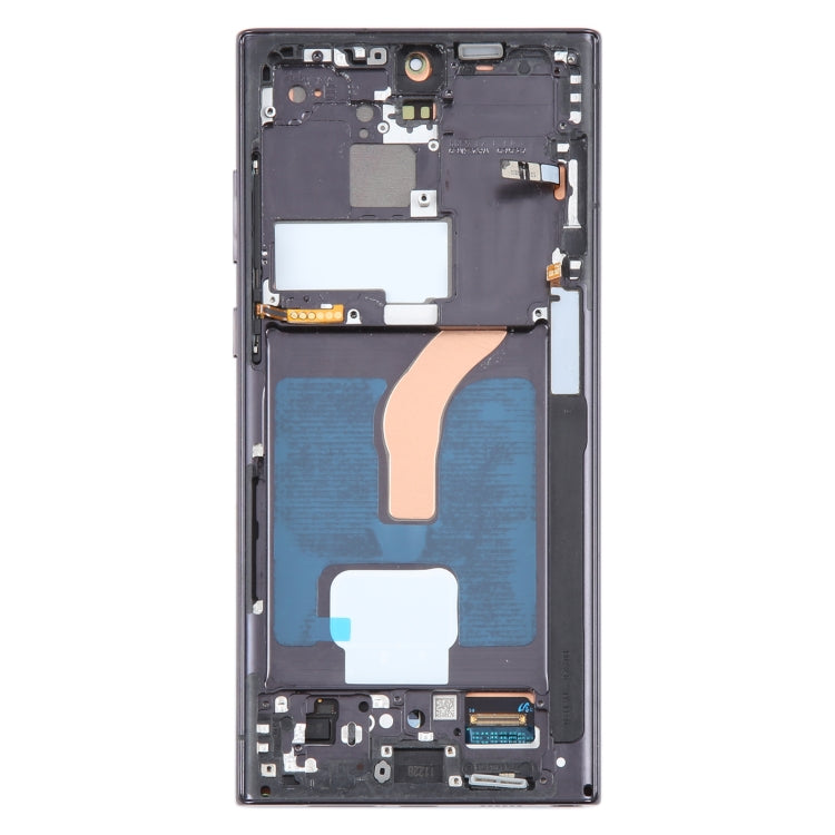 For Samsung Galaxy S22 Ultra 5G SM-S908B Original LCD Screen Digitizer Full Assembly with Frame (Black)