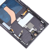 For Samsung Galaxy S22 Ultra 5G SM-S908B Original LCD Screen Digitizer Full Assembly with Frame (Black)