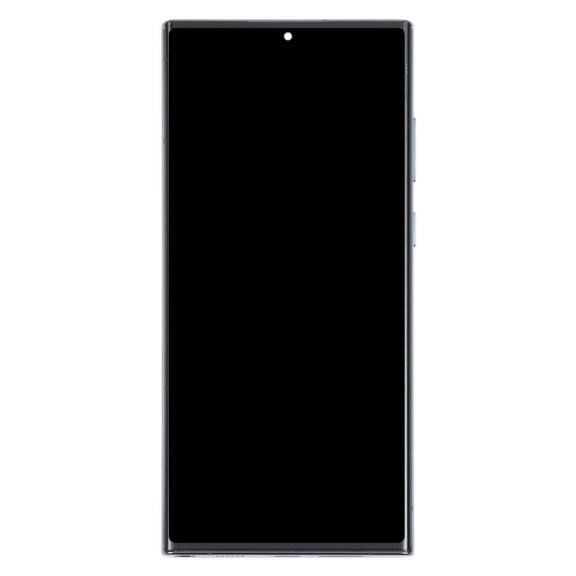 For Samsung Galaxy S22 Ultra 5G SM-S908B Original LCD Screen Digitizer Full Assembly with Frame (Green)