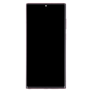For Samsung Galaxy S22 Ultra 5G SM-S908B Original LCD Screen Digitizer Full Assembly with Frame (Purple)