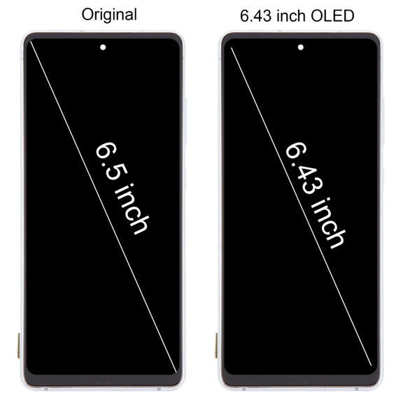 For Samsung Galaxy S20 FE SM-G780F 6.43 inch OLED LCD Screen Digitizer Full Assembly with Frame (Green)