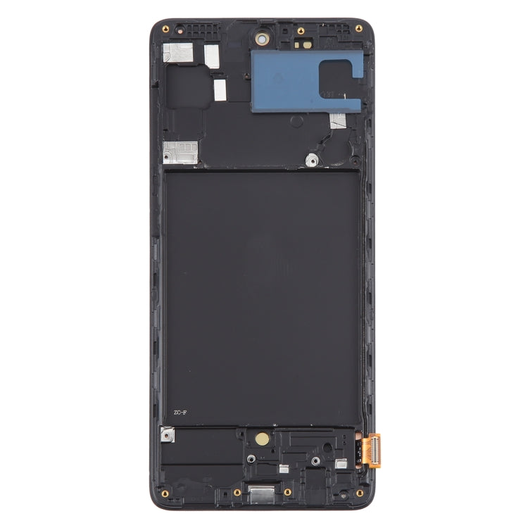 For Samsung Galaxy A71 4G SM-A715F 6.43 inch OLED LCD Screen Digitizer Full Assembly with Frame (Black) - free shipping - PMc TechLife - Order now!