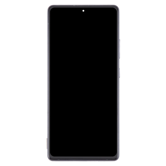 For Samsung Galaxy A71 5G SM-A716B 6.43 inch OLED LCD Screen Digitizer Full Assembly with Frame (Black)