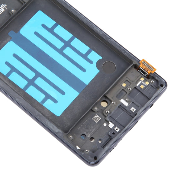 For Samsung Galaxy A71 5G SM-A716B 6.43 inch OLED LCD Screen Digitizer Full Assembly with Frame (Black)