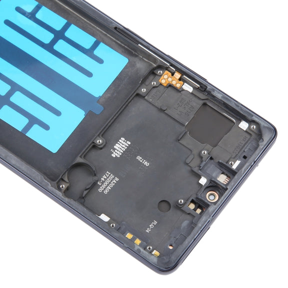 For Samsung Galaxy A71 5G SM-A716B 6.43 inch OLED LCD Screen Digitizer Full Assembly with Frame (Black)